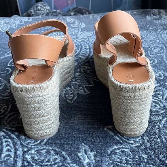 Soludos Minorca High Platform Sandal Nude Size 9 - Picture 11 of 13